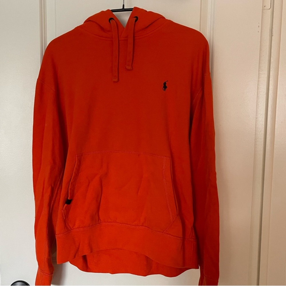 Polo by Ralph Lauren Orange Hoodie Sweatshirt